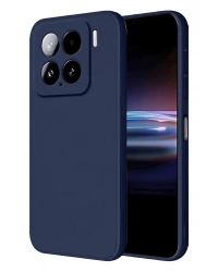 Newface Xiaomi Mi 15 Pro Kılıf Nano içi Kadife Silikon - Lacivert