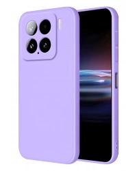 Newface Xiaomi Mi 15 Pro Kılıf Nano içi Kadife Silikon - Lila