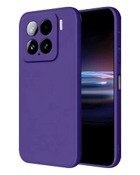 Newface Xiaomi Mi 15 Pro Kılıf Nano içi Kadife Silikon - Mor