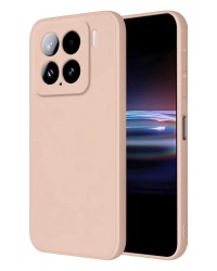 Newface Xiaomi Mi 15 Pro Kılıf Nano içi Kadife Silikon - Pudra