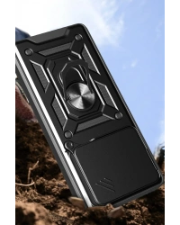 Newface Xiaomi Mi 15 Pro Kılıf Pars Lens Yüzüklü Silikon - Yeşil