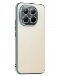 Newface Xiaomi Mi 15 Razer Lensli Silikon - Gümüş