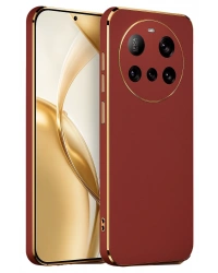 Newface Xiaomi Mi 15 Ultra Kılıf Volet Silikon - Kırmızı