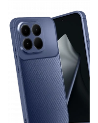 Newface Xiaomi Mi 15T Auto Focus Karbon Kapak - Lacivert