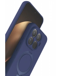 Newface Xiaomi Mi 15T Pro Regal Magsafe Standlı Kapak - Lacivert