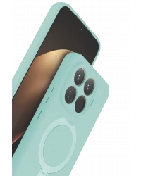 Newface Xiaomi Mi 15T Pro Regal Magsafe Standlı Kapak - Su Yeşili