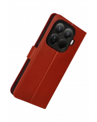 Newface Xiaomi Mi 15T Pro Trend S Plus Kapaklı Kılıf - Kırmızı