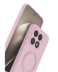 Newface Xiaomi Mi 15T Regal Magsafe Standlı Kapak - Açık Pembe