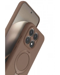 Newface Xiaomi Mi 15T Regal Magsafe Standlı Kapak - Çöl Titanyum