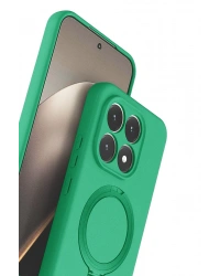 Newface Xiaomi Mi 15T Regal Magsafe Standlı Kapak - Yeşil