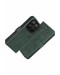 Newface Xiaomi Mi 15T Trend S Plus Kapaklı Kılıf - Yeşil