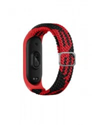 Newface Xiaomi Mi Band 4 Star Kordon - Kırmızı-Siyah