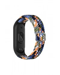 Newface Xiaomi Mi Band 6 Star Kordon - Gri-Turuncu