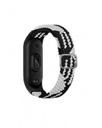 Newface Xiaomi Mi Band 6 Star Kordon - Siyah-Beyaz