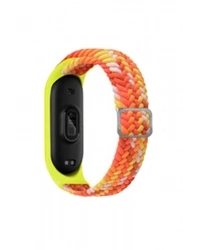 Newface Xiaomi Mi Band 6 Star Kordon - Turuncu-Sarı