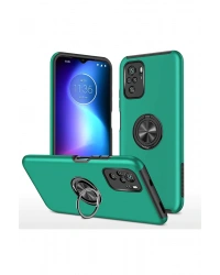 Newface Xiaomi Poco F3 Kılıf Elit Yüzüklü Kapak - Yeşil