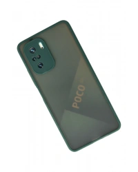 Newface Xiaomi Poco F3 Kılıf Montreal Silikon Kapak - Yeşil