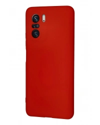 Newface Xiaomi Poco F3 Kılıf Nano içi Kadife Silikon - Kırmızı