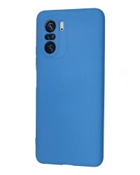 Newface Xiaomi Poco F3 Kılıf Nano içi Kadife Silikon - Mavi