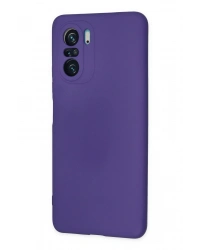 Newface Xiaomi Poco F3 Kılıf Nano içi Kadife Silikon - Mor