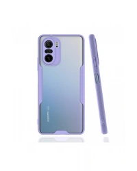 Newface Xiaomi Poco F3 Kılıf Platin Silikon - Lila