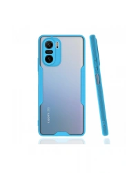 Newface Xiaomi Poco F3 Kılıf Platin Silikon - Mavi