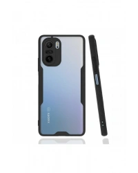 Newface Xiaomi Poco F3 Kılıf Platin Silikon - Siyah