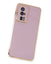 Newface Xiaomi Poco F5 Pro Kılıf Volet Silikon - Mor