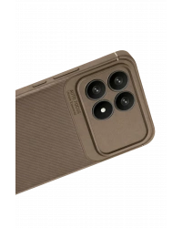 Newface Xiaomi Poco F8 Pro Auto Focus Karbon Kapak - Kahverengi