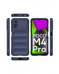 Newface Xiaomi Poco M4 Pro 4G Kılıf Optimum Silikon - Lacivert