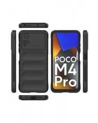 Newface Xiaomi Poco M4 Pro 4G Kılıf Optimum Silikon - Siyah