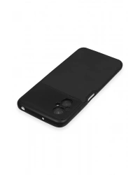 Newface Xiaomi Poco M5 Kılıf Loop Deri Silikon - Siyah