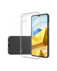 Newface Xiaomi Poco M5 Kılıf Lüx Şeffaf Silikon