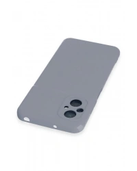 Newface Xiaomi Poco M5 Kılıf Nano içi Kadife Silikon - Gri