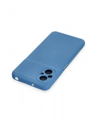 Newface Xiaomi Poco M5 Kılıf Nano içi Kadife Silikon - Mavi