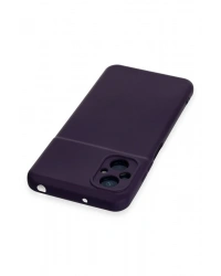 Newface Xiaomi Poco M5 Kılıf Nano içi Kadife Silikon - Mor