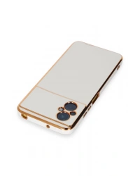 Newface Xiaomi Poco M5 Kılıf Volet Silikon - Beyaz