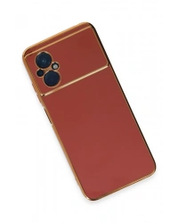 Newface Xiaomi Poco M5 Kılıf Volet Silikon - Kırmızı