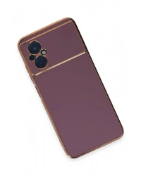 Newface Xiaomi Poco M5 Kılıf Volet Silikon - Mor