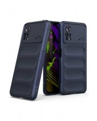 Newface Xiaomi Poco X4 Pro 5G Kılıf Optimum Silikon - Lacivert