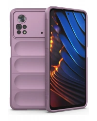 Newface Xiaomi Poco X4 Pro 5G Kılıf Optimum Silikon - Mor