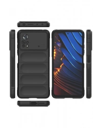 Newface Xiaomi Poco X4 Pro 5G Kılıf Optimum Silikon - Siyah