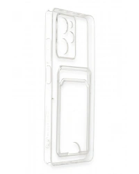 Newface Xiaomi Poco X5 Pro 5G Kılıf Kart Şeffaf Silikon - Şeffaf