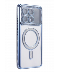 Newface Xiaomi Poco X6 Pro Joke Simli Magneticsafe Kılıf - Mavi