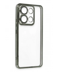 Newface Xiaomi Poco X6 Pro Kılıf Razer Lensli Silikon - Yeşil