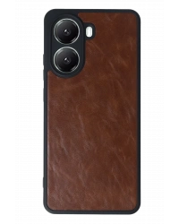 Newface Xiaomi Poco X7 Pro Kılıf Aras Deri Kapak - Taba