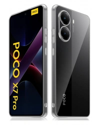 Newface Xiaomi Poco X7 Pro Kılıf Lüx Şeffaf Silikon