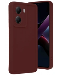 Newface Xiaomi Poco X7 Pro Viera Silikon - Bordo