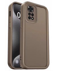 Newface Xiaomi Redmi 10 2022 Kılıf Viera Silikon - Kahverengi