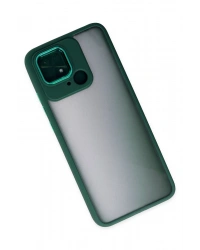 Newface Xiaomi Redmi 10C Kılıf Dora Kapak - Haki Yeşil